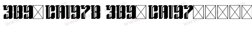 389-CAI978 389-CAI97字体转换